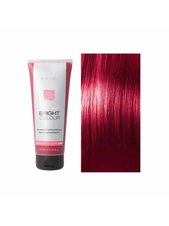 Tassel Colour Mask Bright Colour Masque Capillaire Rouge 200ml