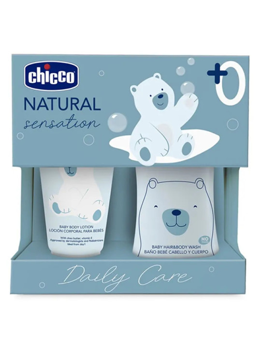 Chicco Natural Sensation Set Hygiène et Bain 2 Pièces