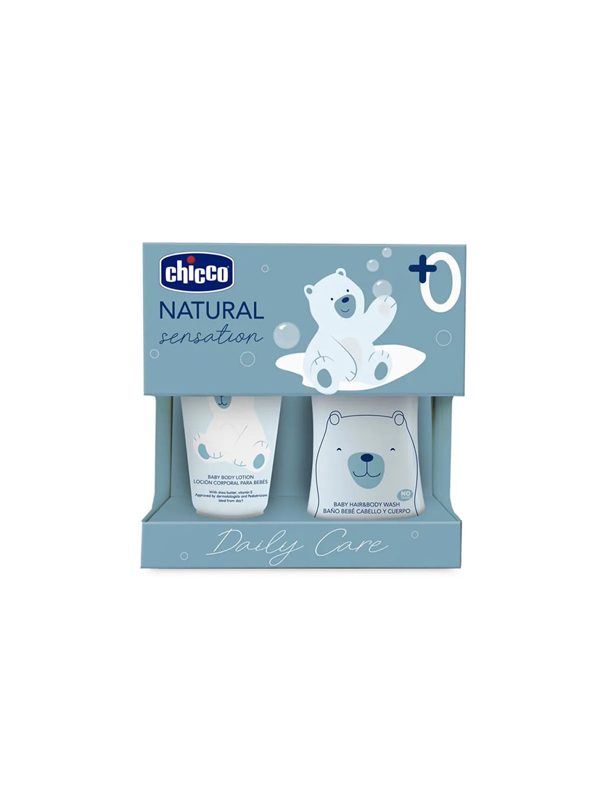 Chicco Natural Sensation Set Hygiène et Bain 2 Pièces