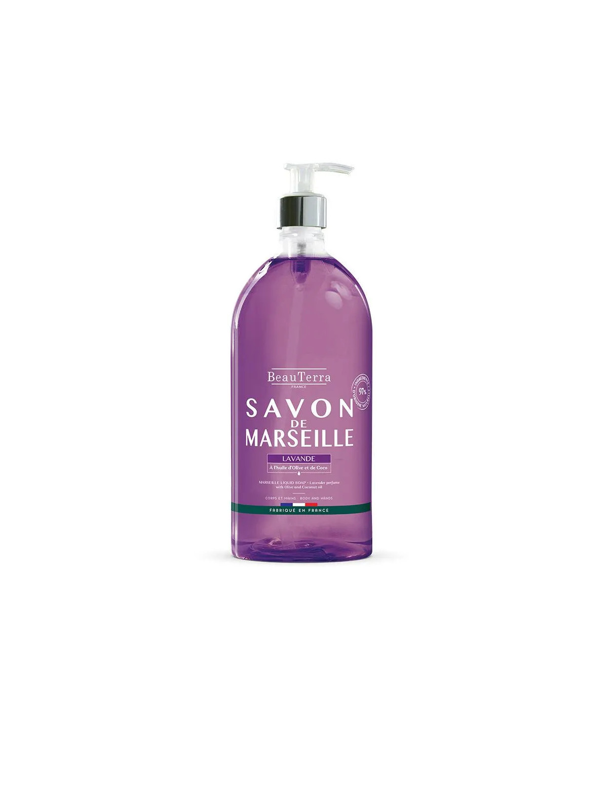 Beauterra Savon de Marseille Lavande 1000ml
