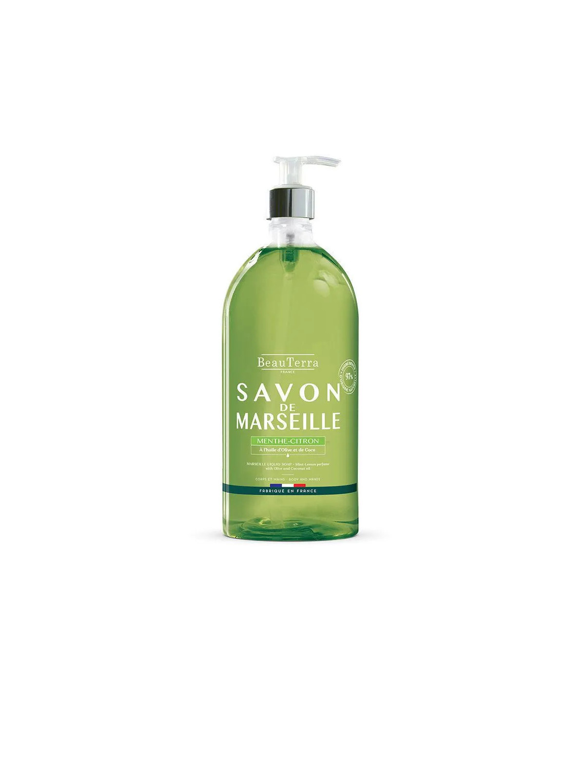 Beauterra Savon de Marseille Menthe-Citron 1000ml