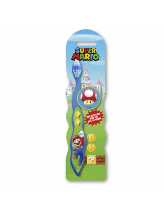 Cartoon Super Mario Brosse à Dents Avec Capuchon