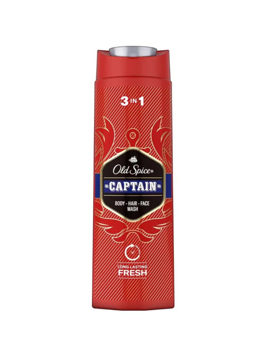 Old Spice Captain Gel Douche 3-en-1 400ml