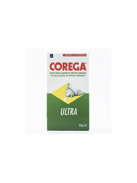 Corega Poudre Ultra-Adhésive pour Prothèses Dentaires 50g