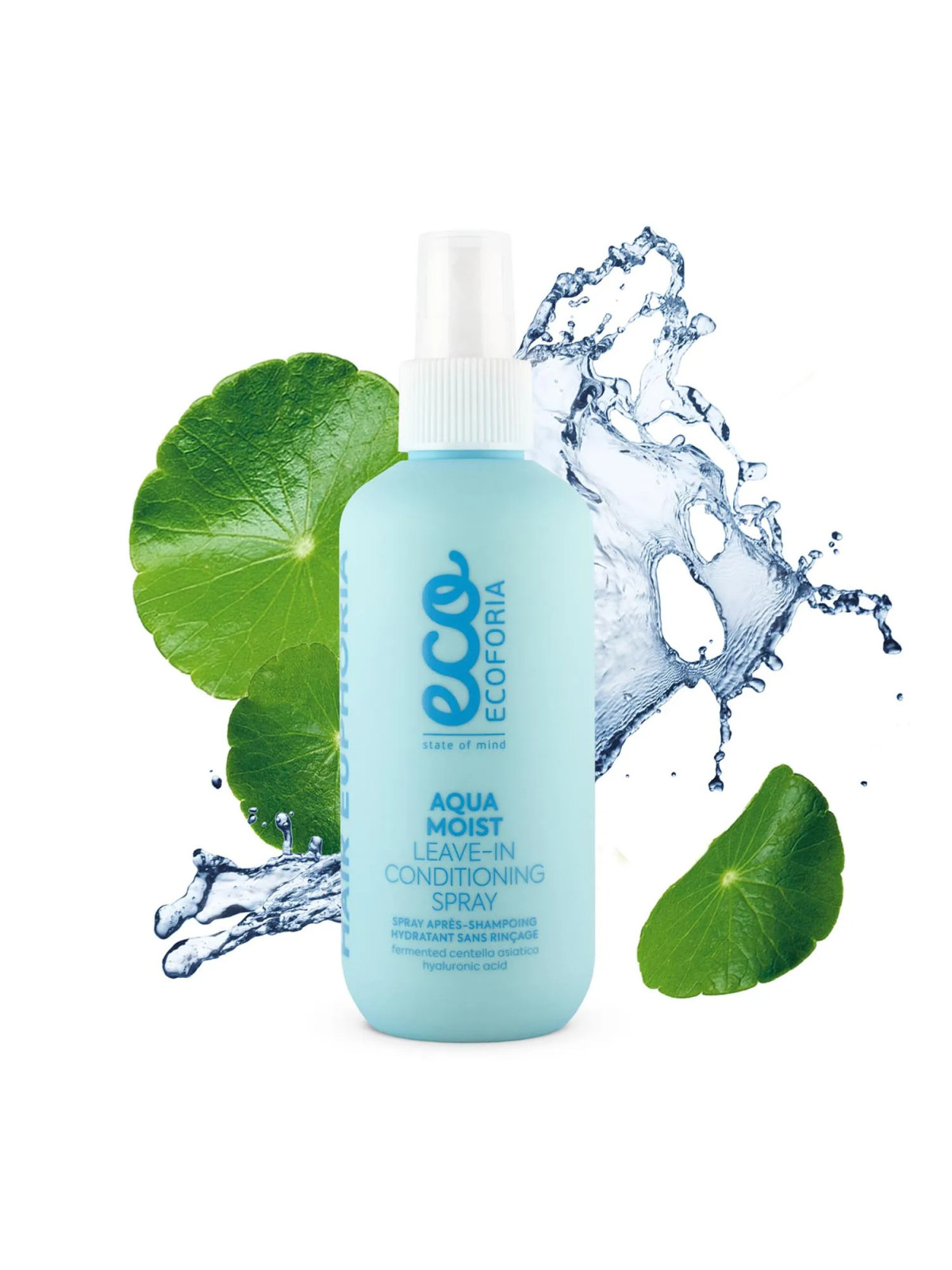 ECOFORIA Aqua Moist Spray Après-shampooing Sans Rinçage 200ml