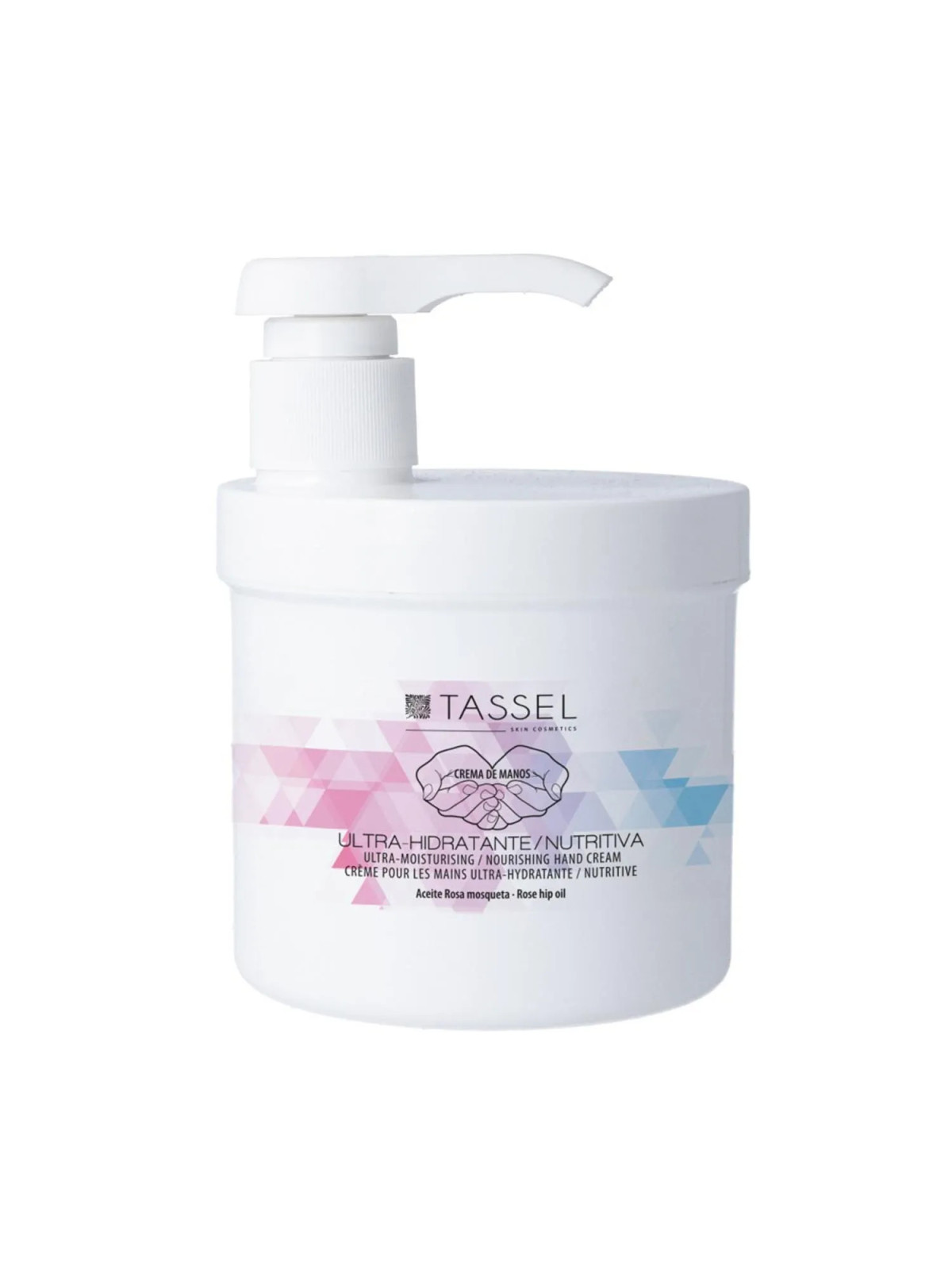 Eurostil Crème Mains Ultra-Hydratante Nutritive avec Doseur 500ml