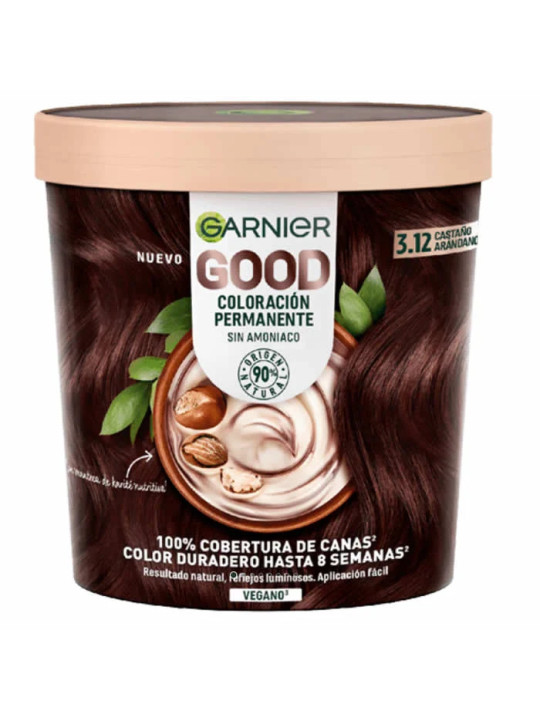 Garnier Good Coloration Permanente 3.12 Châtain Canneberge
