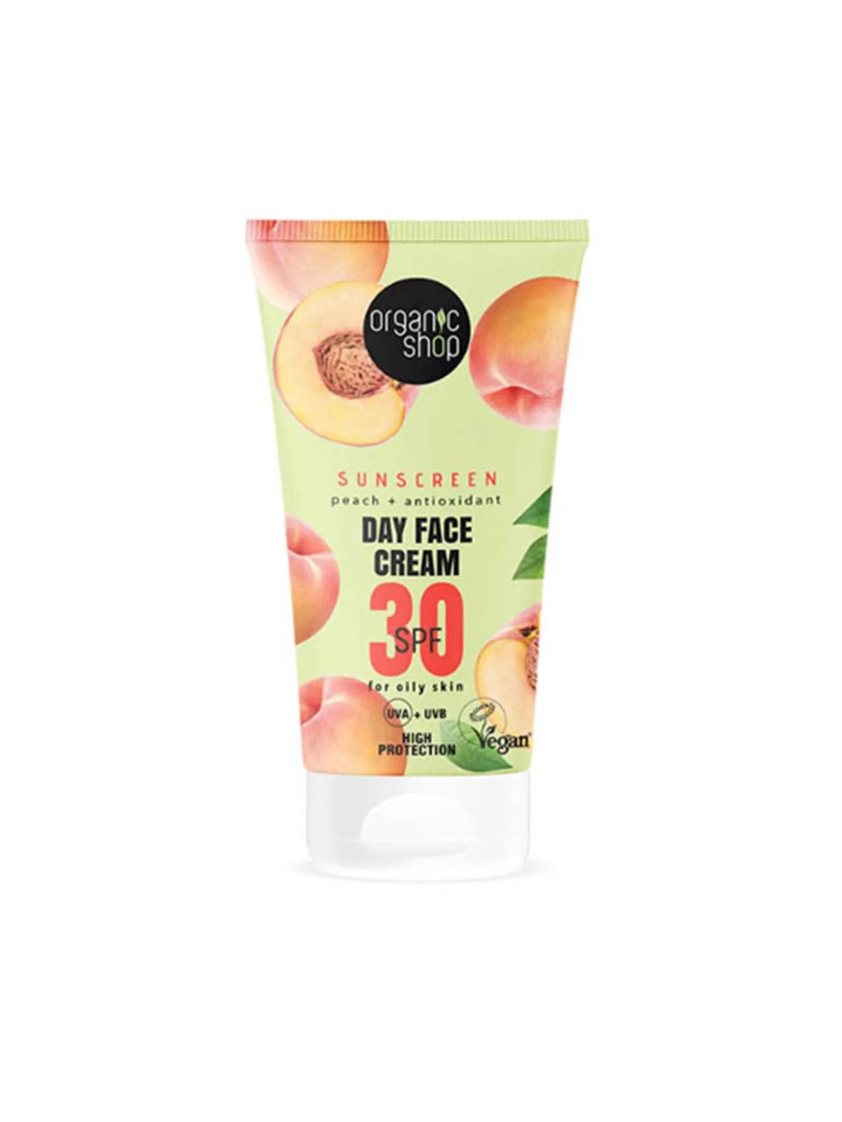 Organic Shop Peach Crème Visage Jour SPF30 50ml