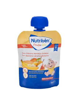 Nutribén Fruit & Go! Poire, Banane, Orange et Biscuit 90g