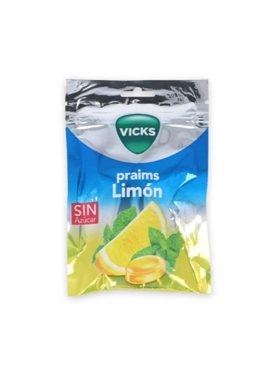 Vicks Bonbons Durs Citron avec Menthol 72g