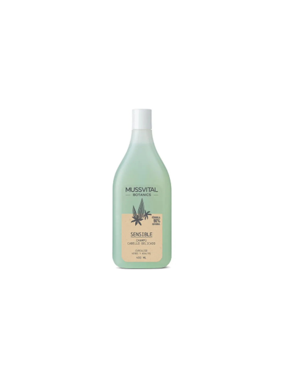 Mussvital Botanics Shampooing Sensible Cheveux Délicats 400 ml