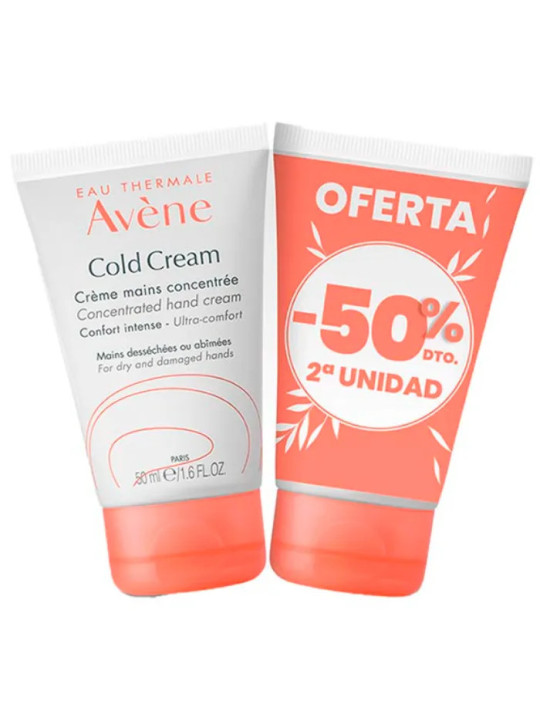Avène Cold Cream Crème Mains Lot de 2x50ml
