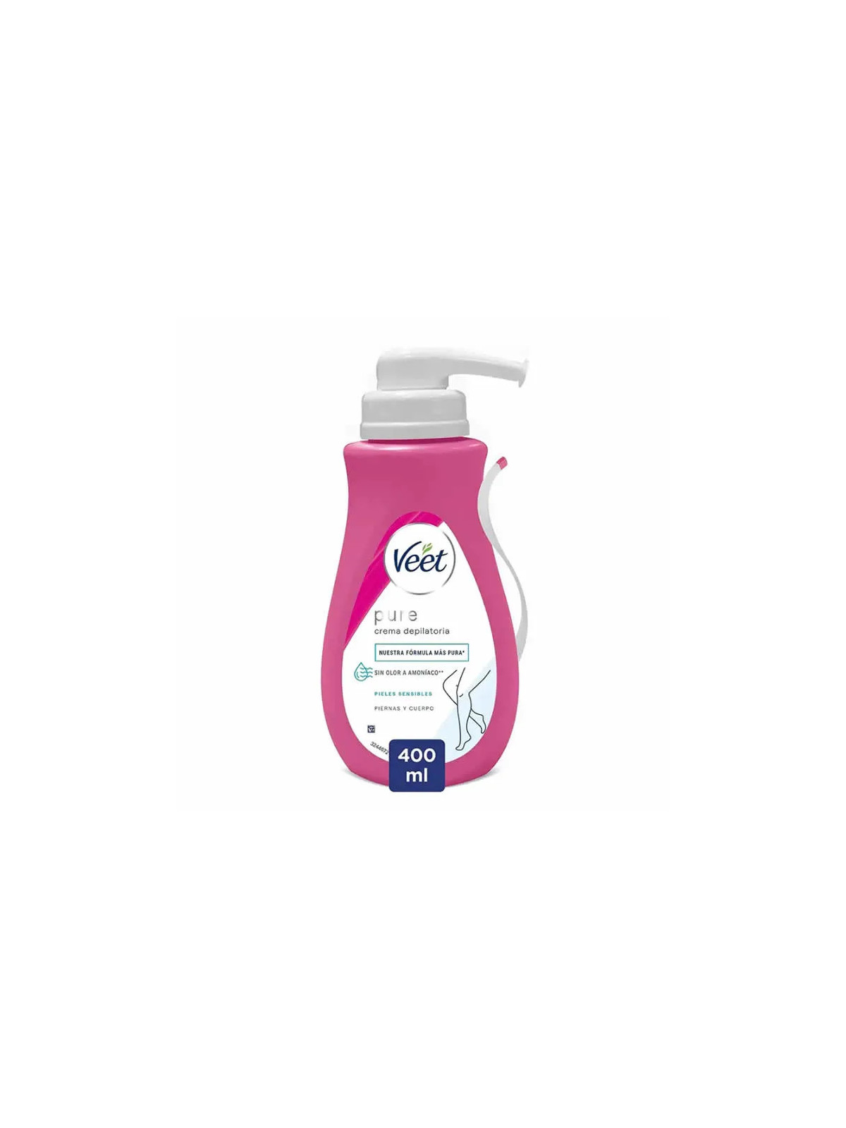 Veet Pure Crème Dépilatoire Douche Peau Sensible 400ml