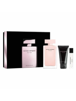 Narciso Rodriguez For Her Eau de Parfum 100ml Coffret 3 Produits