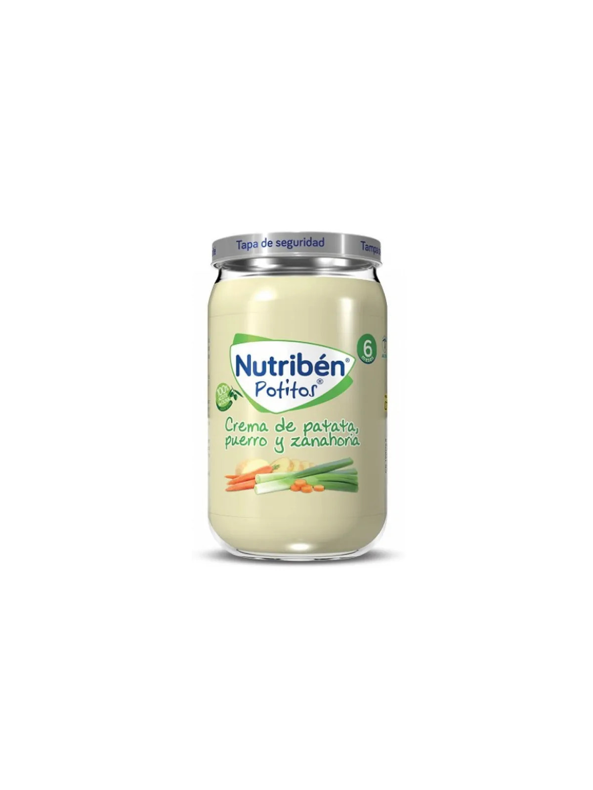 Nutribén Crème de Pomme de Terre, Poireau et Carotte Pot 235g