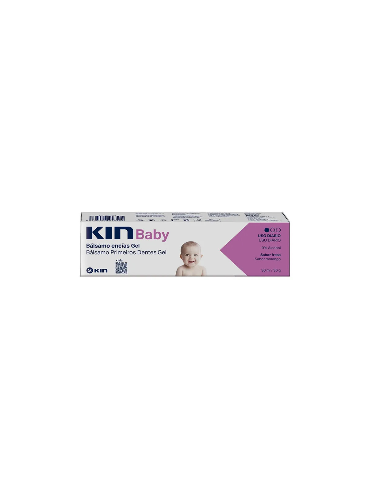 Kin Baby Gum Baume Gel Saveur Fraise 30ml