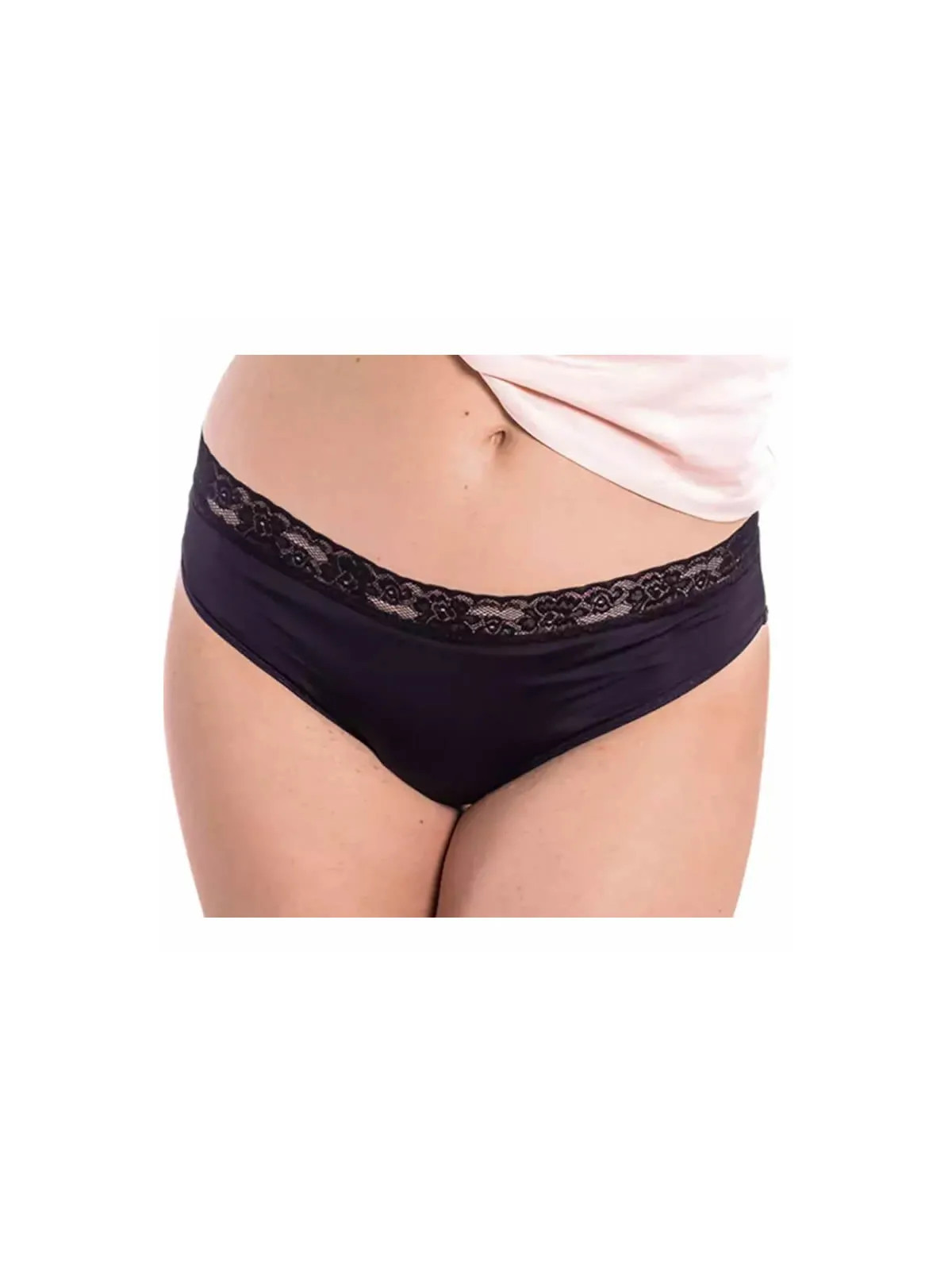 Enna Culotte Menstruelle Classic Noire Flux Modéré Taille L-XXL Jour