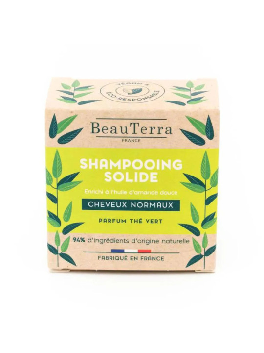 Beauterra Shampooing Solide Thé Vert 75g