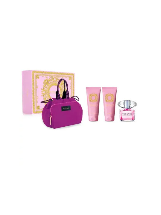Versace Bright Crystal Eau de Toilette Vaporisateur 90ml Coffret 4 Produits
