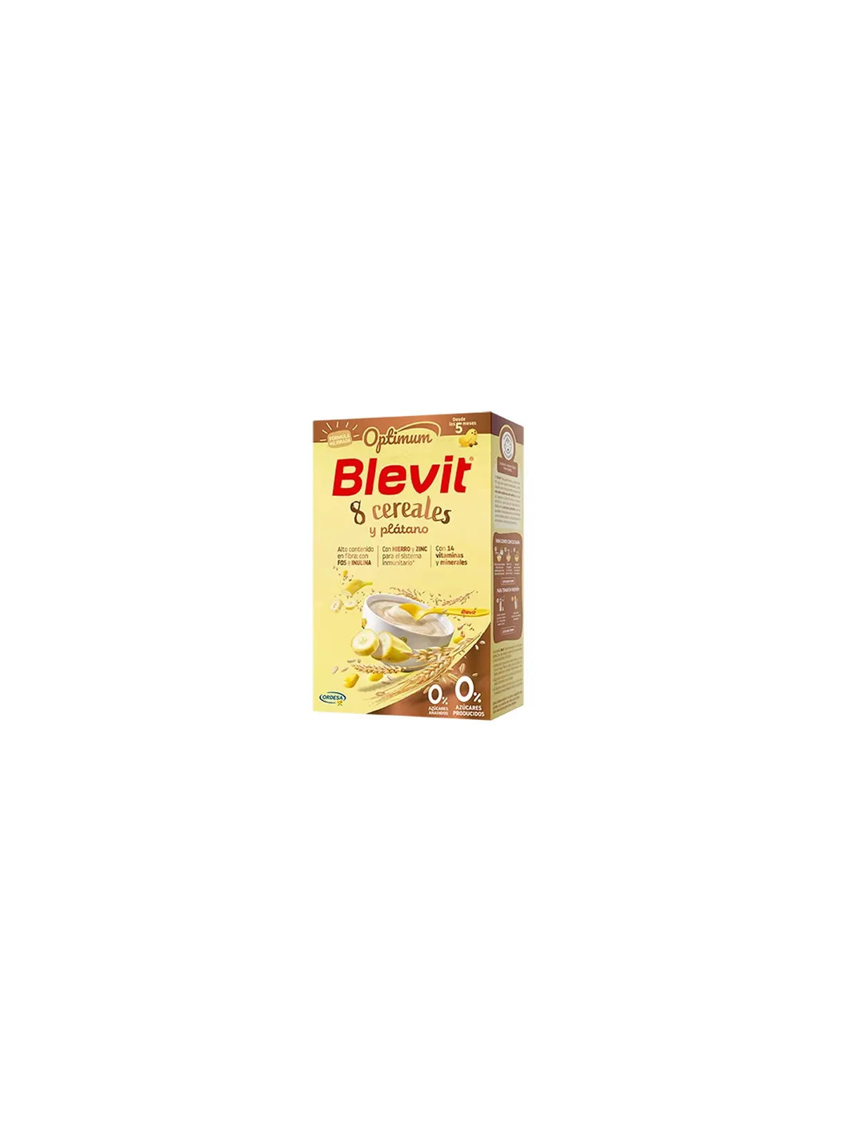 Ordesa Blevit Optimum 8 Céréales et Banane 500g