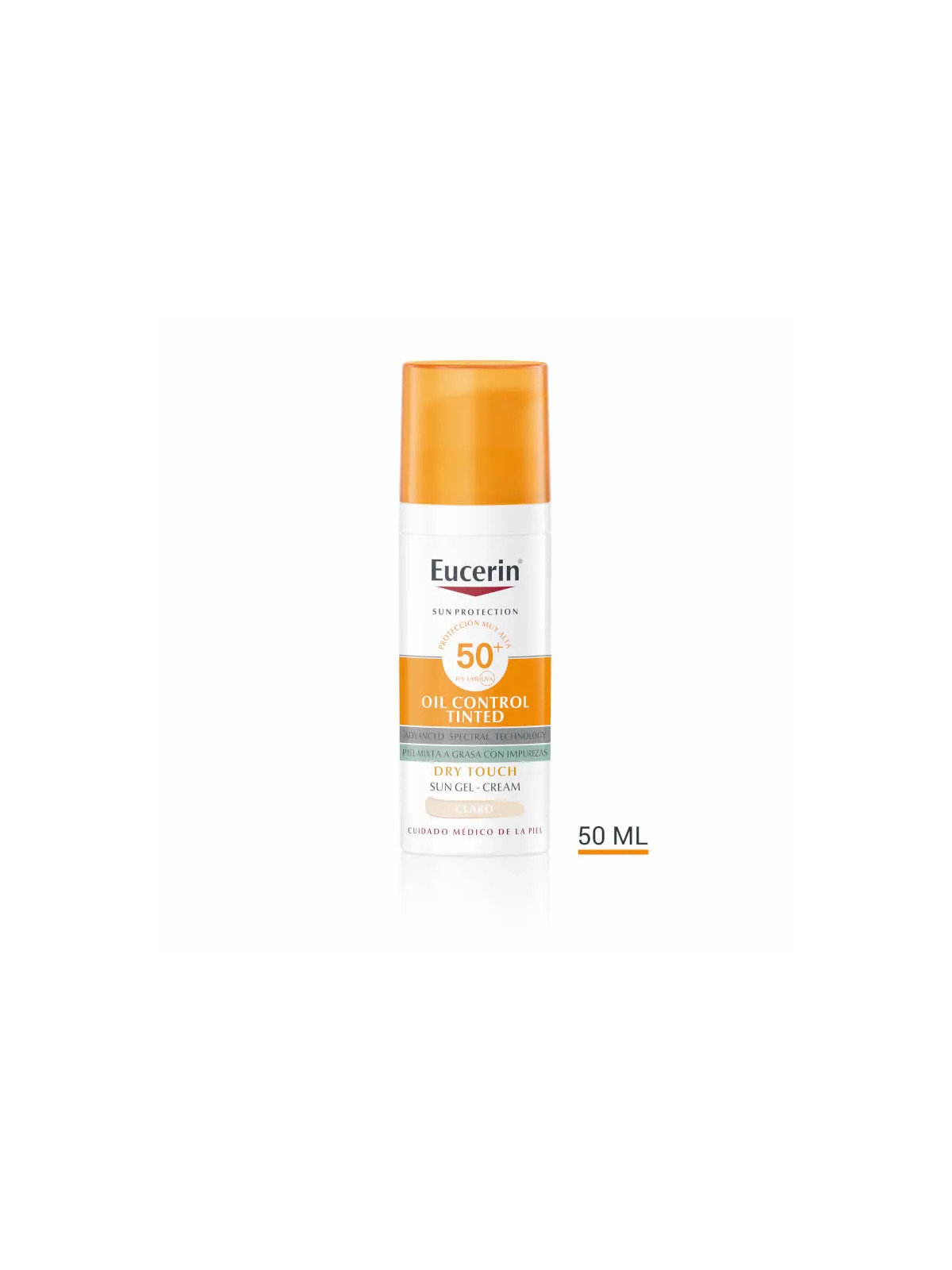 Eucerin Oil Control Dry Touch Gel-Crème Teinté SPF50+ Light 50ml
