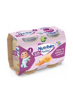 Nutribén Pot Crème de Potiron et Carotte 2 x 190g