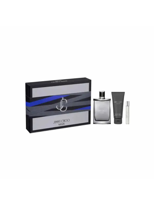 Jimmy Choo Man Eau de Toilette Vaporisateur 100ml Coffret 3 Produits