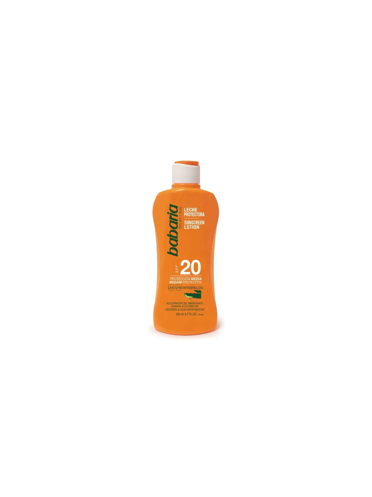 Babaria Lait Solaire Protecteur à l'Aloe Vera SPF20 300ml