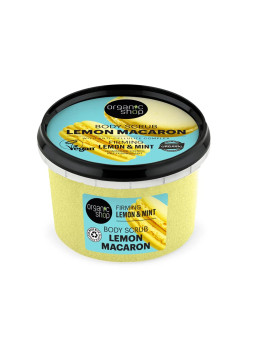 Organic Shop Gommage Corporel Raffermissant Lemon Macaron 450ml