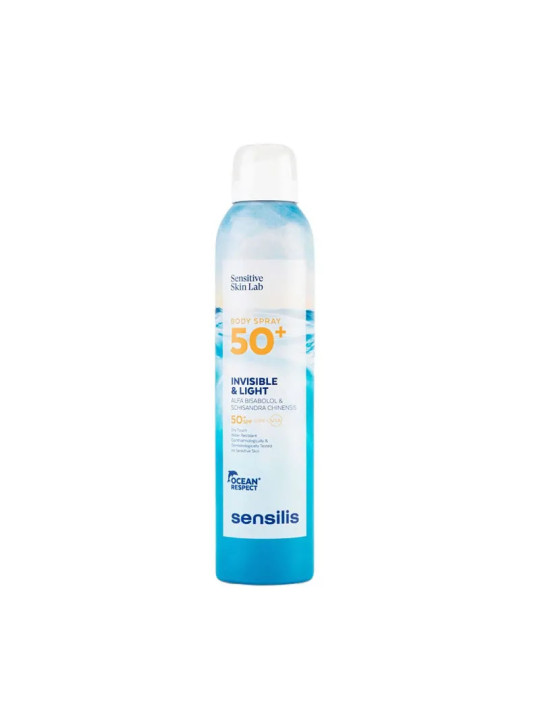 Sensilis Spray Solaire Corporel Invisible & Léger SPF50 200ml