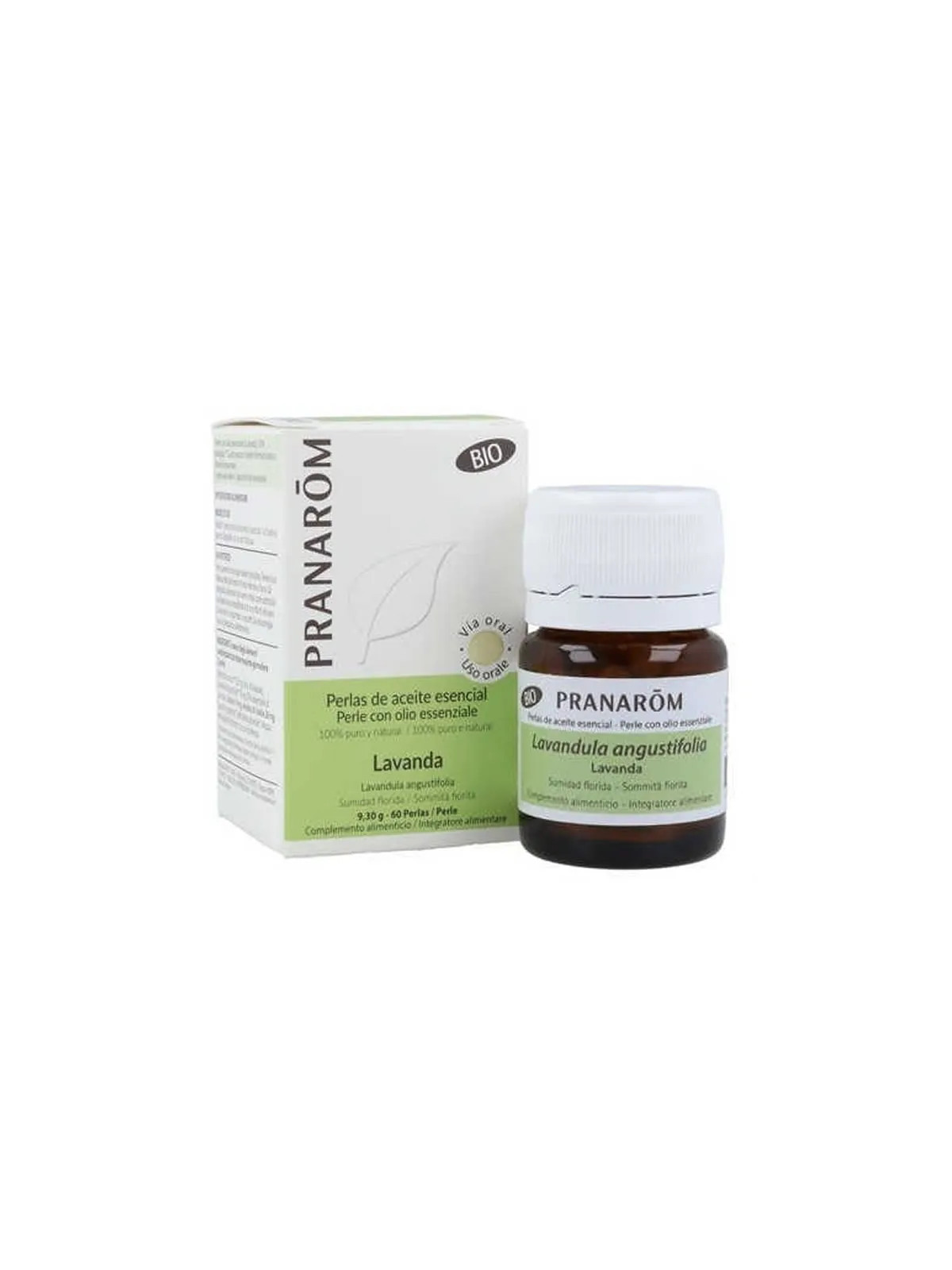 Pranarôm Huile Essentielle de Menthe Poivrée en Perles 60 Perles