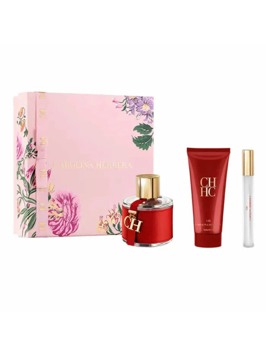 Carolina Herrera CH Eau de Toilette Spray 100ml Coffret 3 Produits