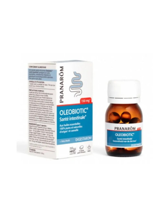 Pranarôm Digestarom Oleobiotic Santé Intestinale 15 Capsules