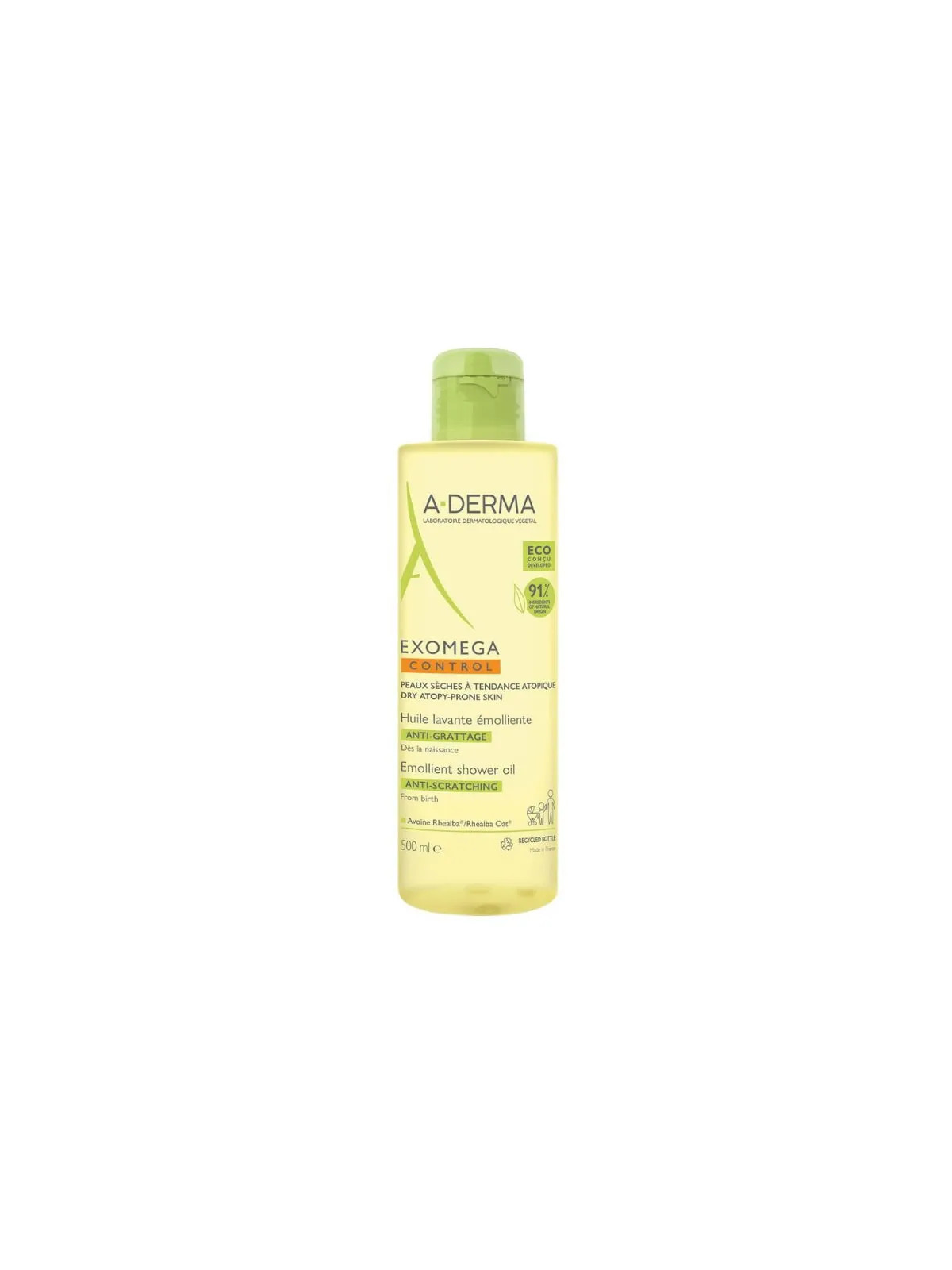 A-Derma Exomega Control Huile Lavante Émolliente 500ml