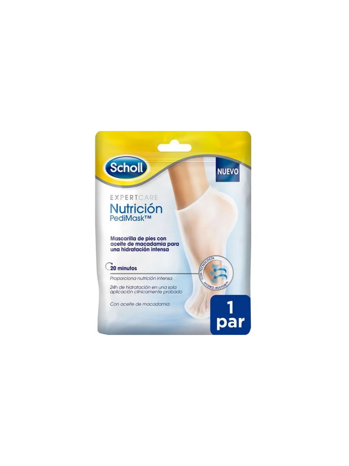 Scholl PediMask Répare, Nourrit et Protège 1 Paire