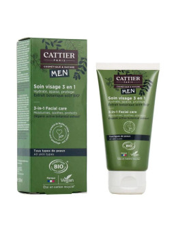 Cattier Paris Homme Soin Visage 3-en-1 50 ml