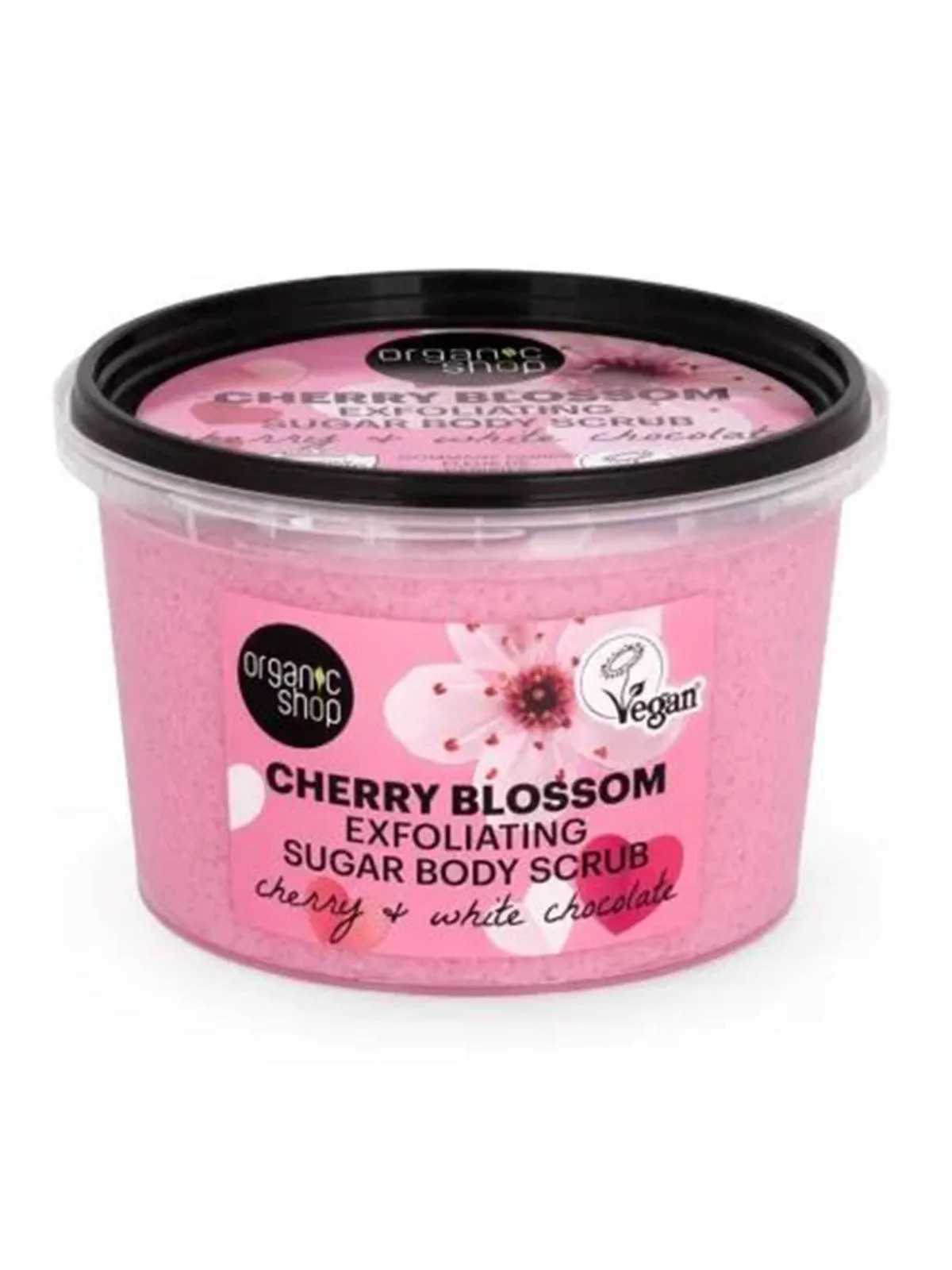 Organic Shop Cherry Blossom Exfoliant Corporel au Sucre 250ml