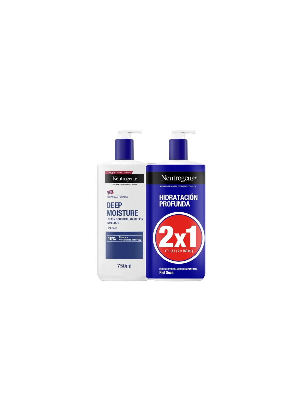 Neutrogena Lotion Hydratante 2 x 750 ml
