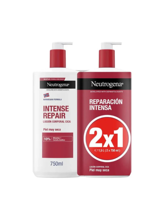 Neutrogena Lotion Réparatrice Intense 2 x 750 ml