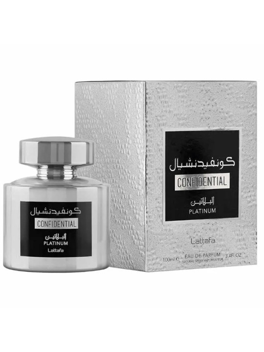 Lattafa Confidential Platinum Eau de Parfum Spray 100 ml