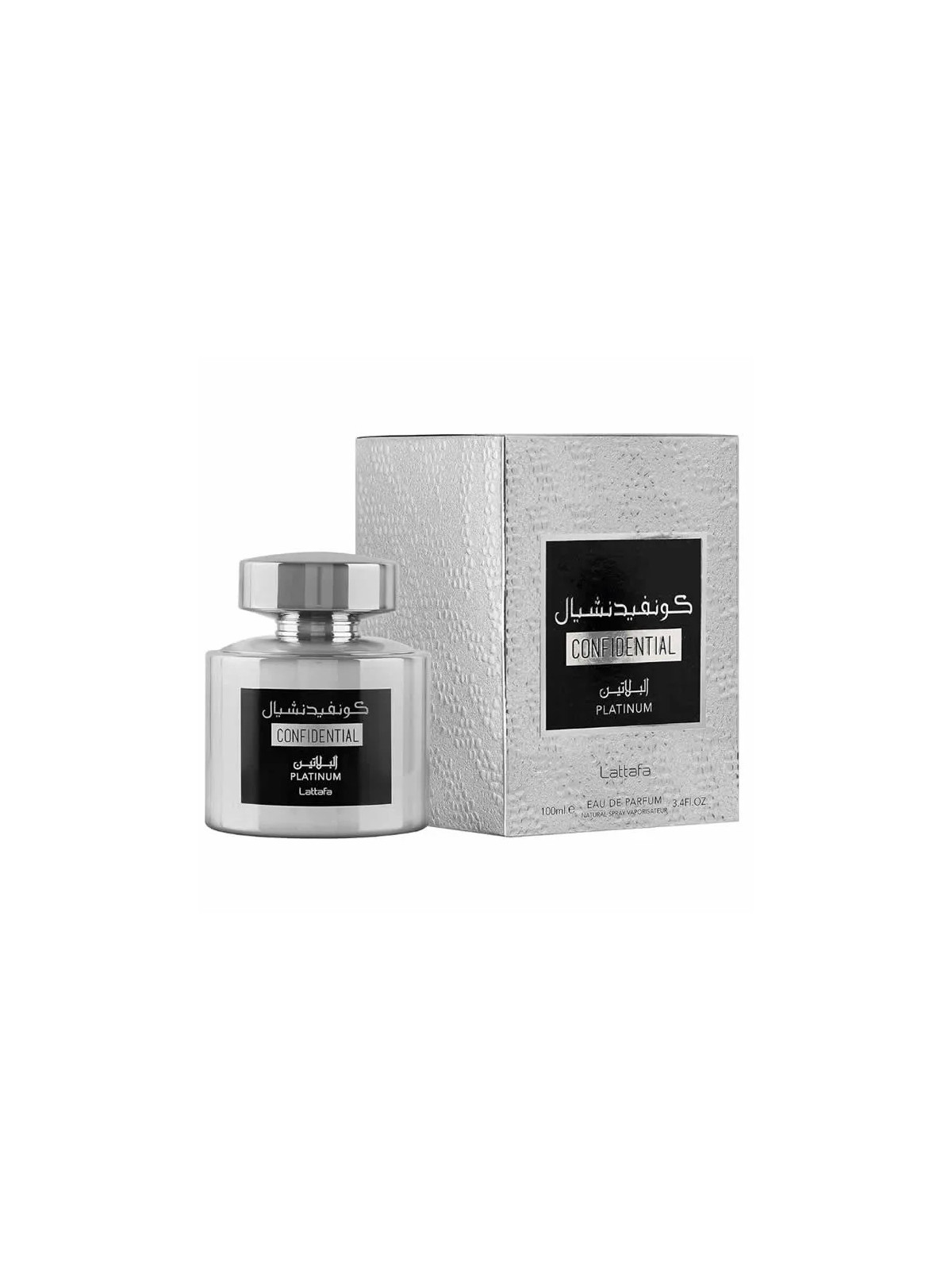 Lattafa Confidential Platinum Eau de Parfum Spray 100 ml