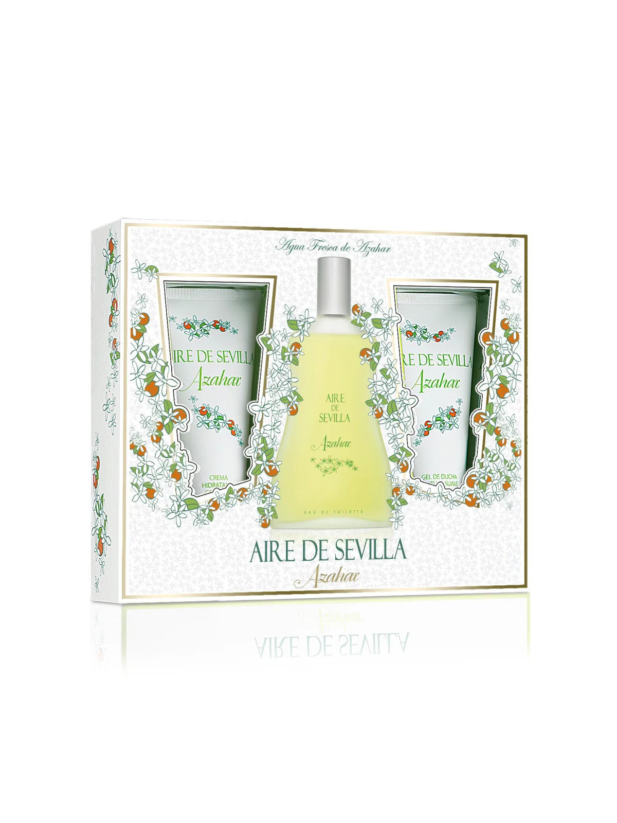 Aire de Sevilla Coffret Azahar Eau de Toilette 100 ml + Gel Douche 100 ml + Lait Corporel 100 ml
