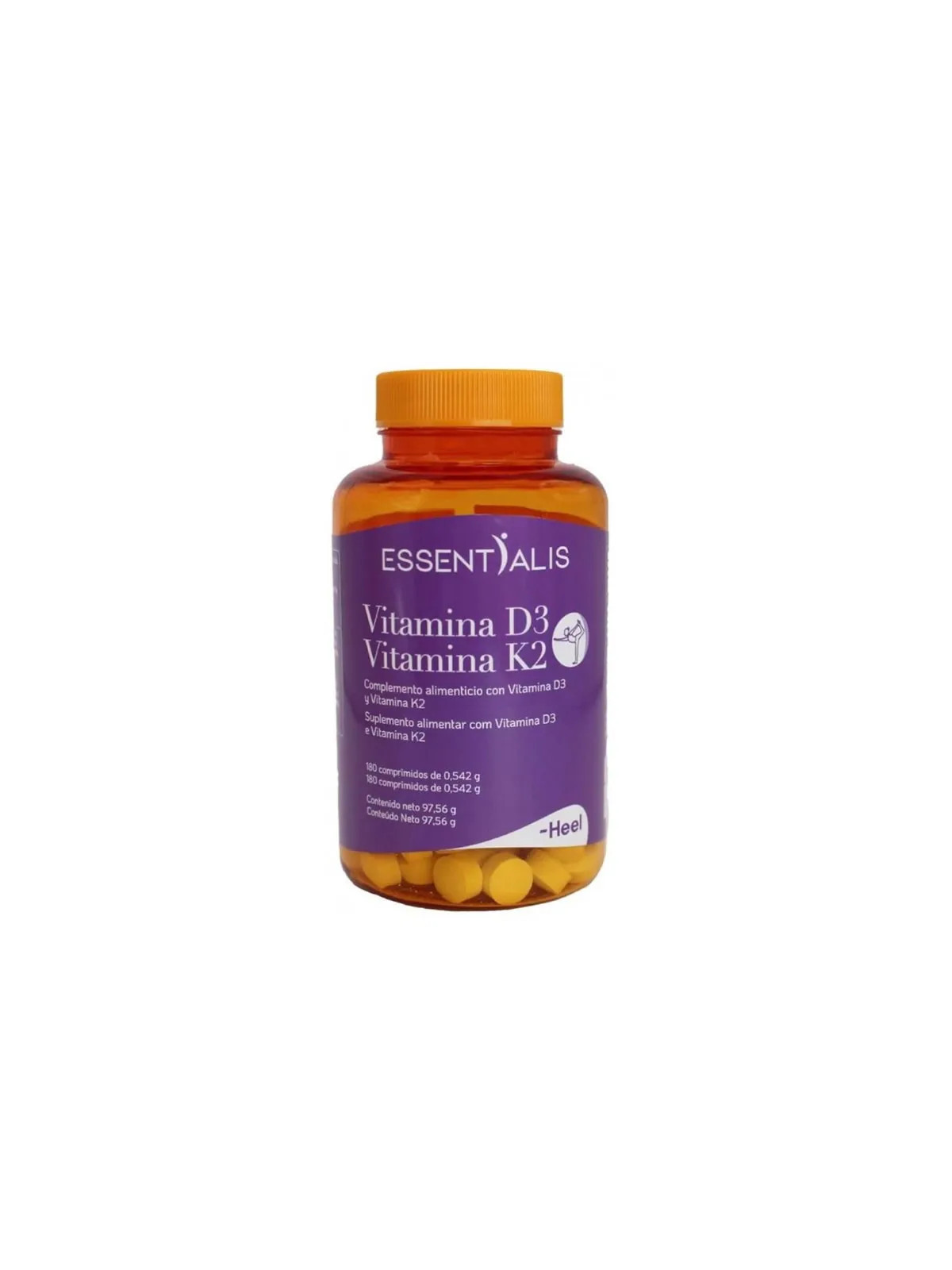 Essentialis Heel Vitamine D3 Vitamine K2 180 Comprimés