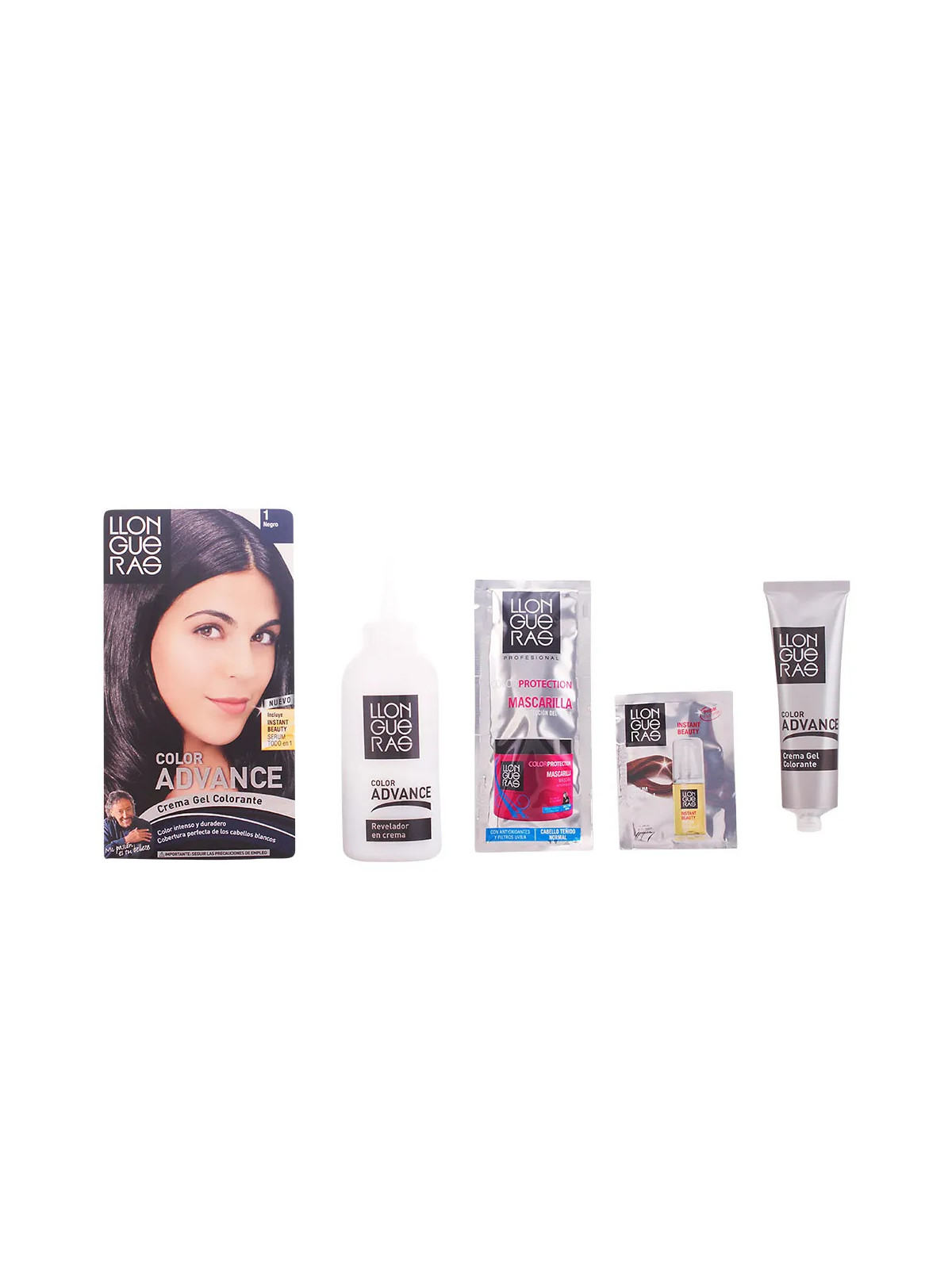 Llongueras Color Advance Coloration Cheveux 1 Noir Naturel