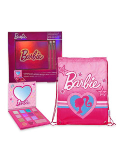 Cartoon Barbie Set Ombre à Paupières et Gloss à Lèvres pour Enfants