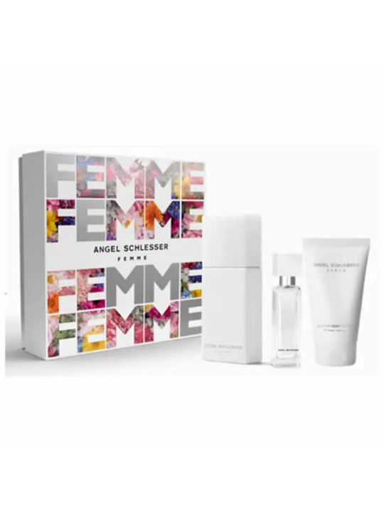 Angel Schlesser Femme Eau de Toilette Vaporisateur 100ml Coffret 3 Produits