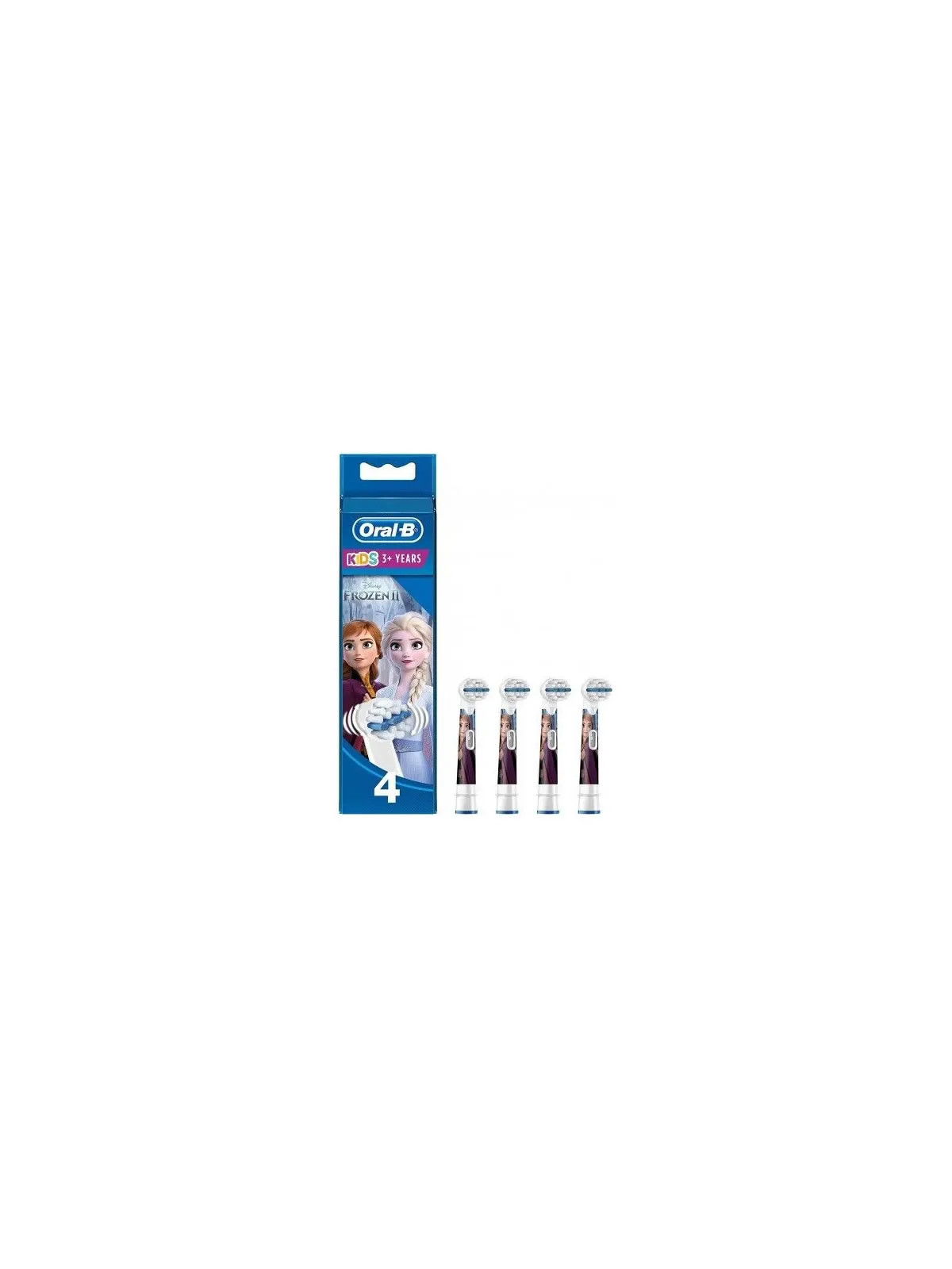 Oral-B Têtes de Rechange Brosse à Dents Enfants Frozen 4 Unités