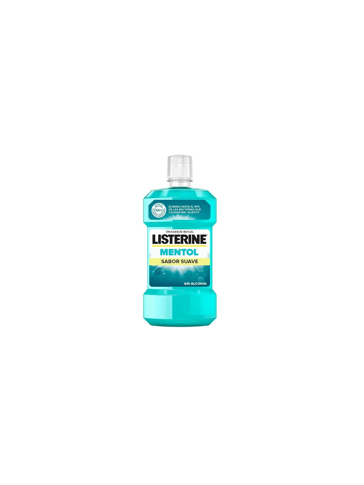 Listerine Menthol Doux Zéro Alcool Bain de Bouche 750ml