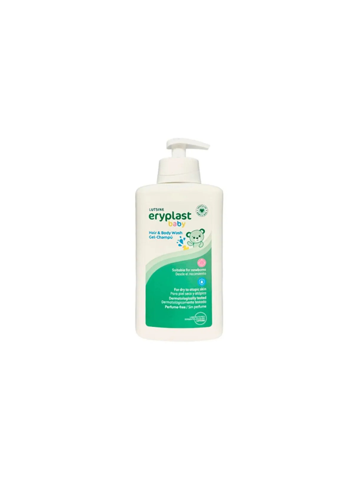 Lutsine Eryplast Gel-Shampooing Bébé Peau Sèche et Atopique 500ml