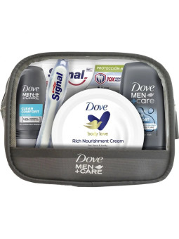 DOVE Nécessaire de Voyage Homme Coffret 5 Pièces